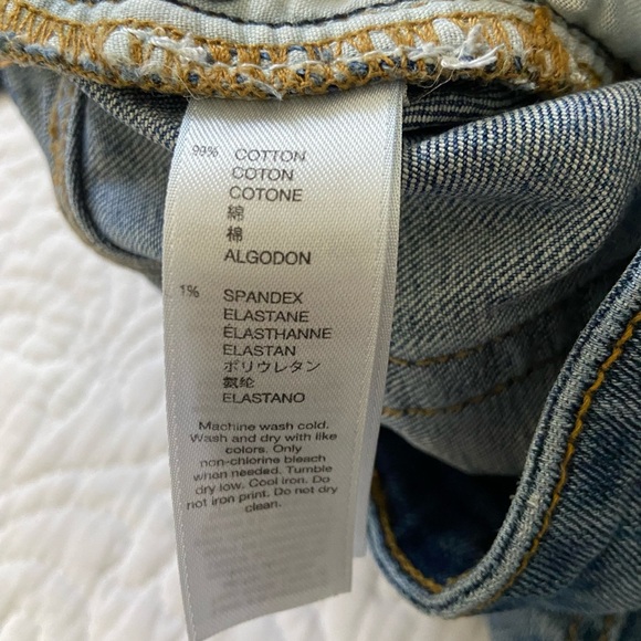 GAP High Rise Cut Off Short Jort, normcore, beach, classic, vacation, preppy - Picture 5 of 11